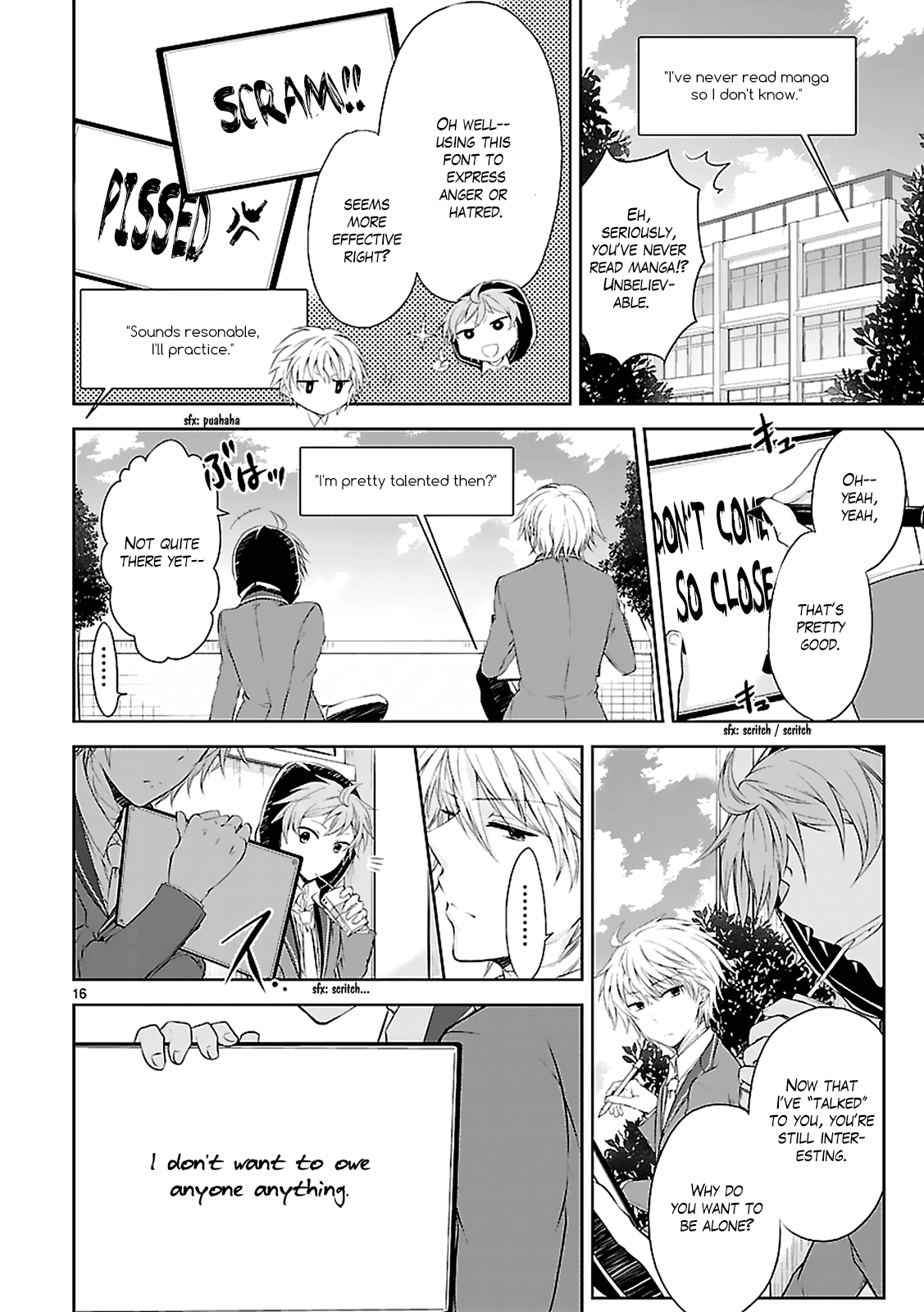 Hensokukei Quadrangle Chapter 4 page 18 - Chapter 4: “One More Person”