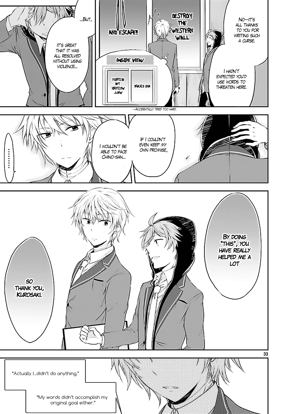 Hensokukei Quadrangle Chapter 4 page 35 - Chapter 4: “One More Person”