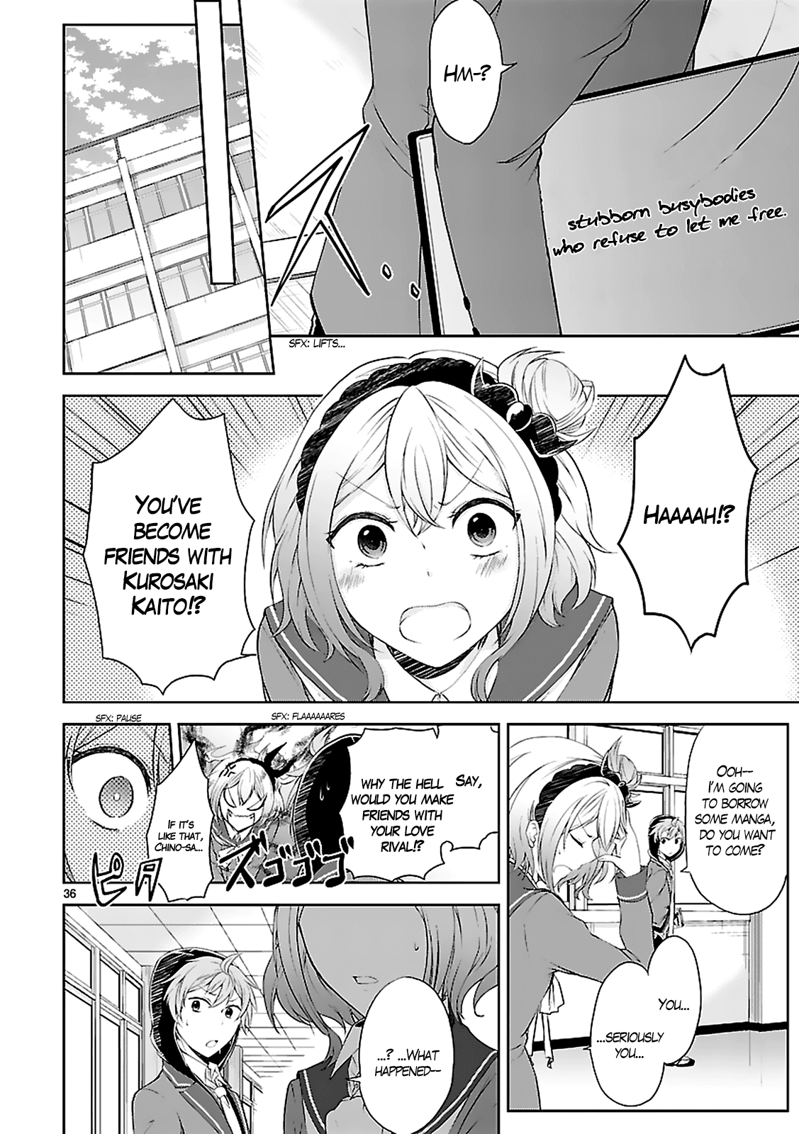 Hensokukei Quadrangle Chapter 4 page 38 - Chapter 4: “One More Person”