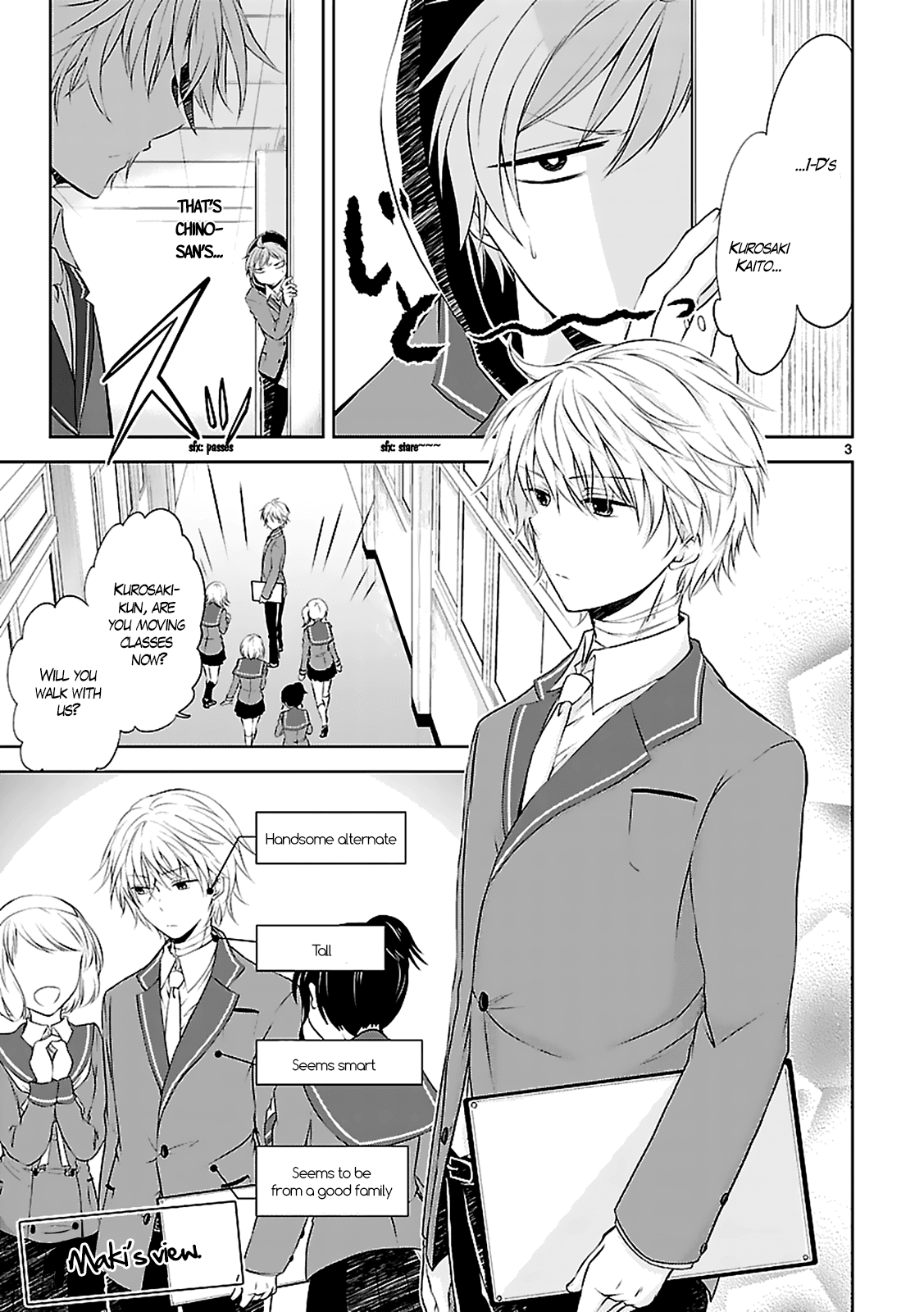Hensokukei Quadrangle Chapter 4 page 5 - Chapter 4: “One More Person”