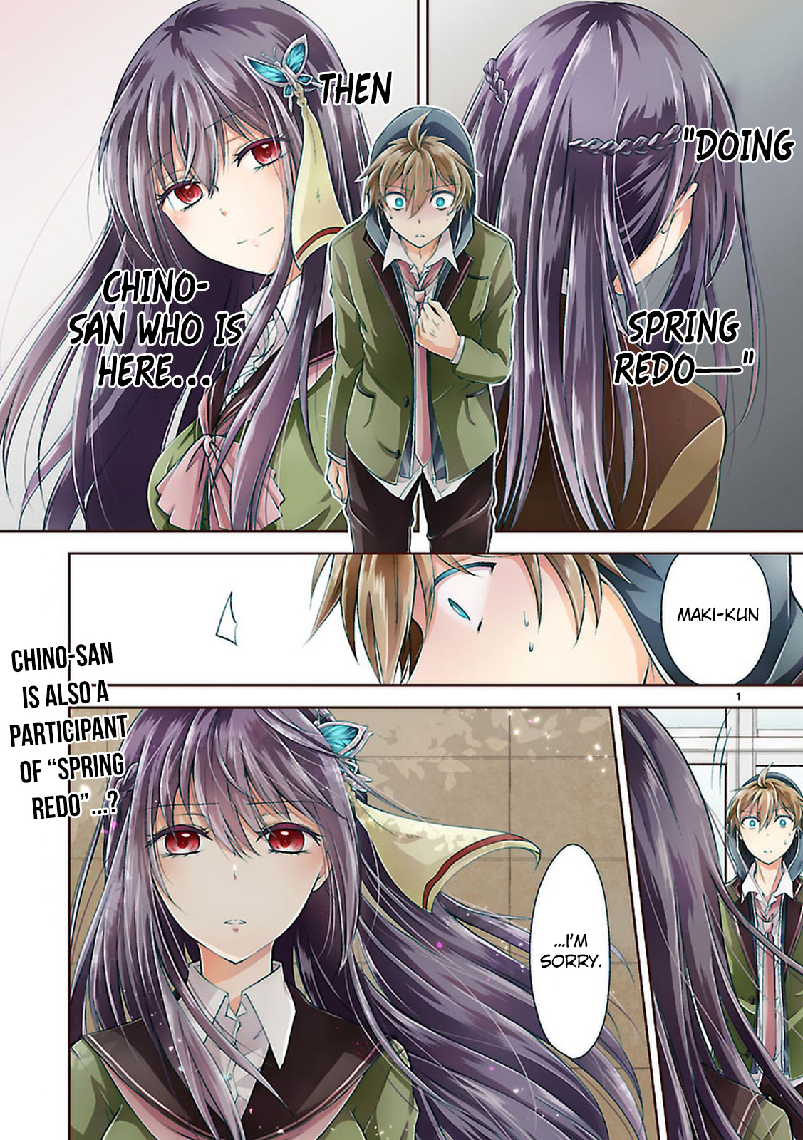 Hensokukei Quadrangle Chapter 5 page 3 - Chapter 5: Time Over