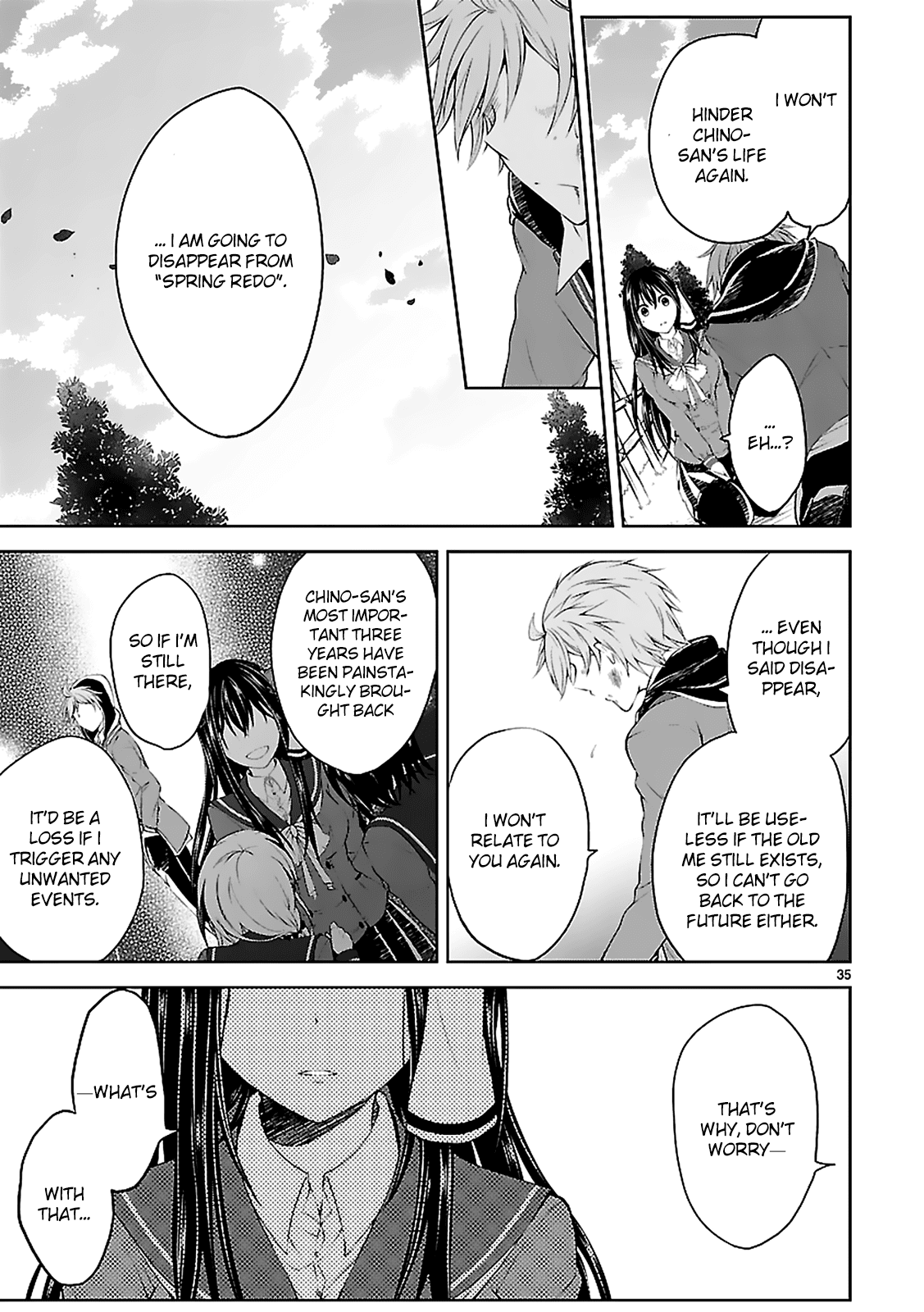 Hensokukei Quadrangle Chapter 5 page 36 - Chapter 5: Time Over