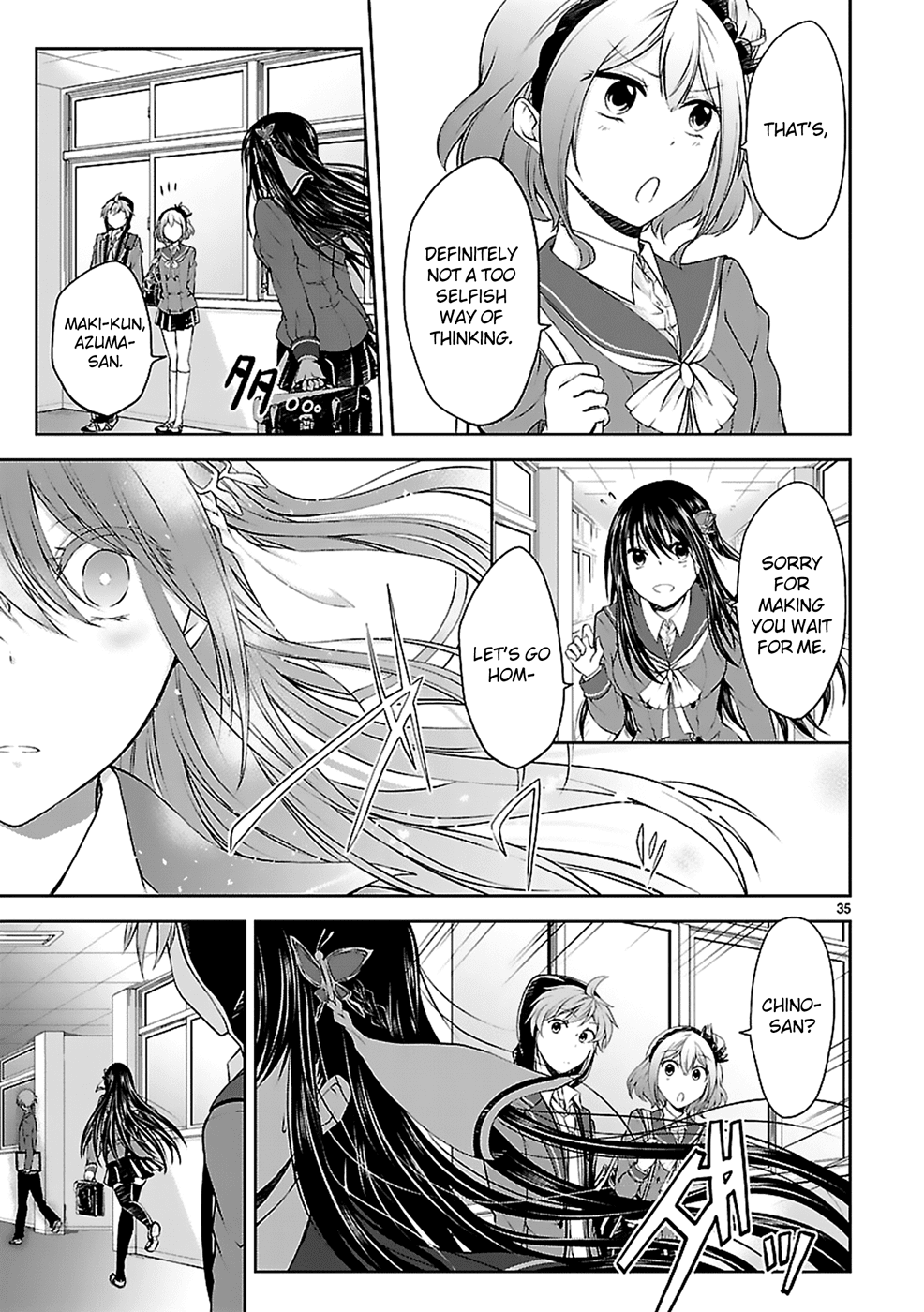 Hensokukei Quadrangle Chapter 6 page 36 - Chapter 6: Restart
