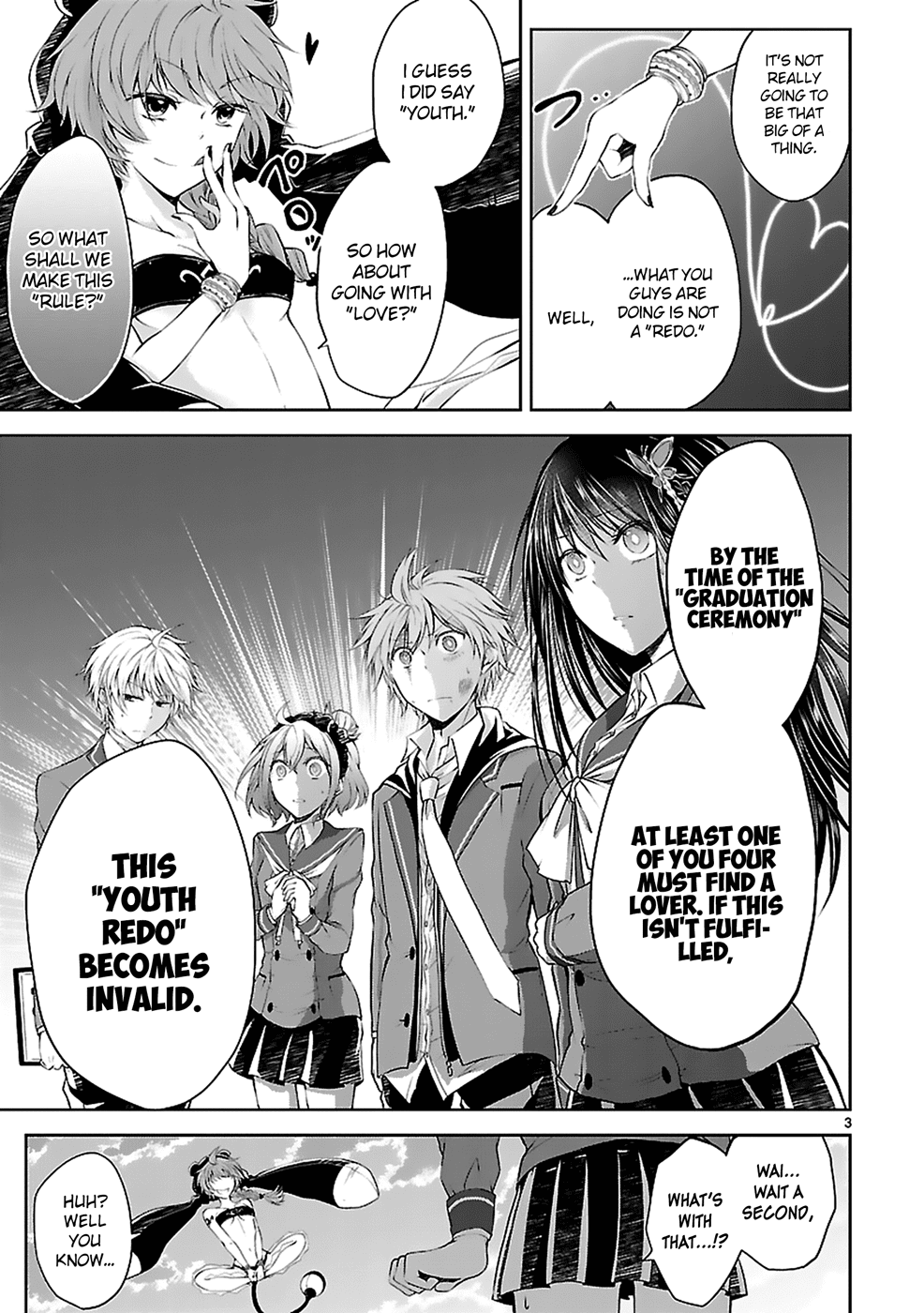 Hensokukei Quadrangle Chapter 6 page 4 - Chapter 6: Restart