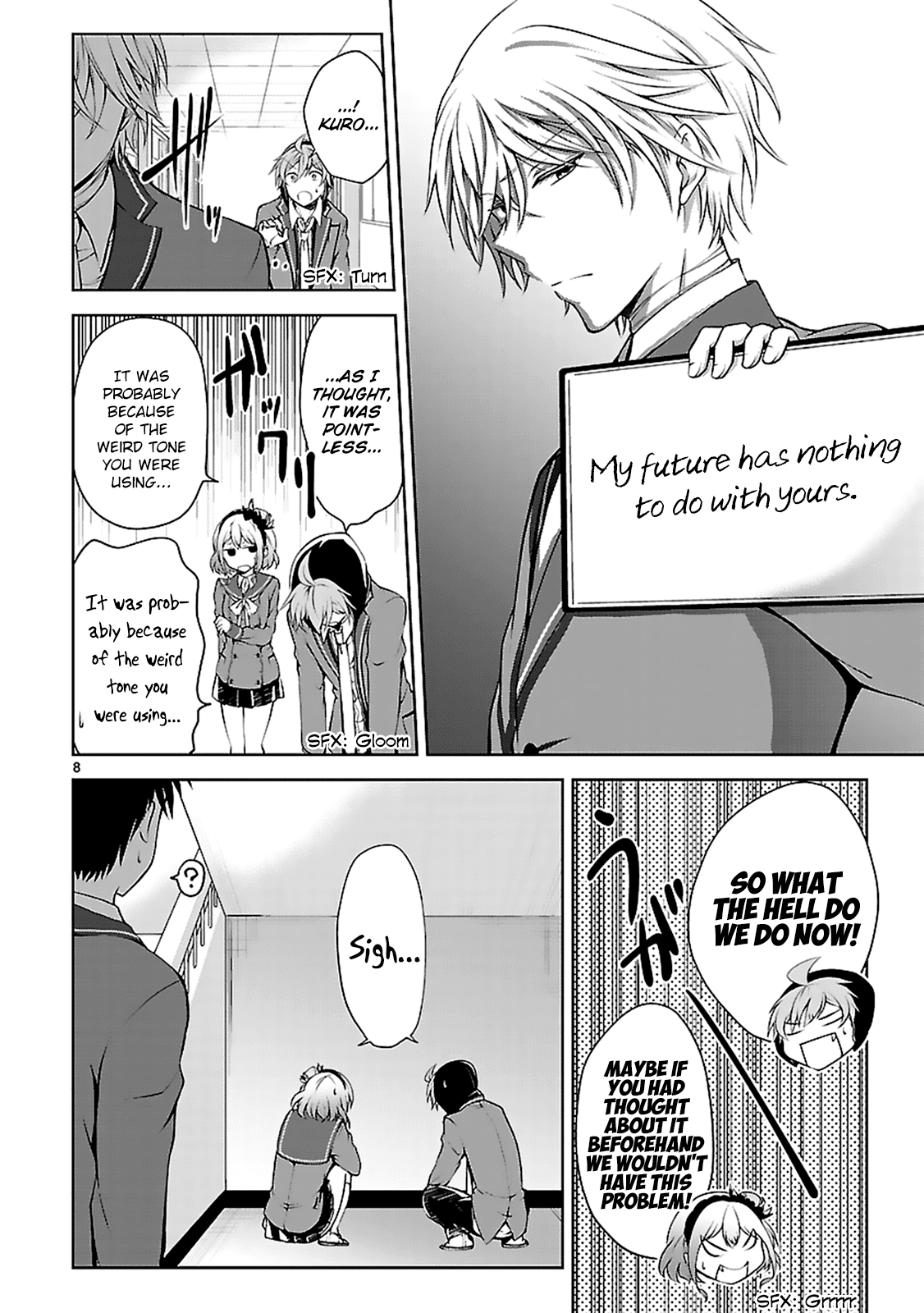 Hensokukei Quadrangle Chapter 7 page 10 - Chapter 7: The Rabbits' Dillema