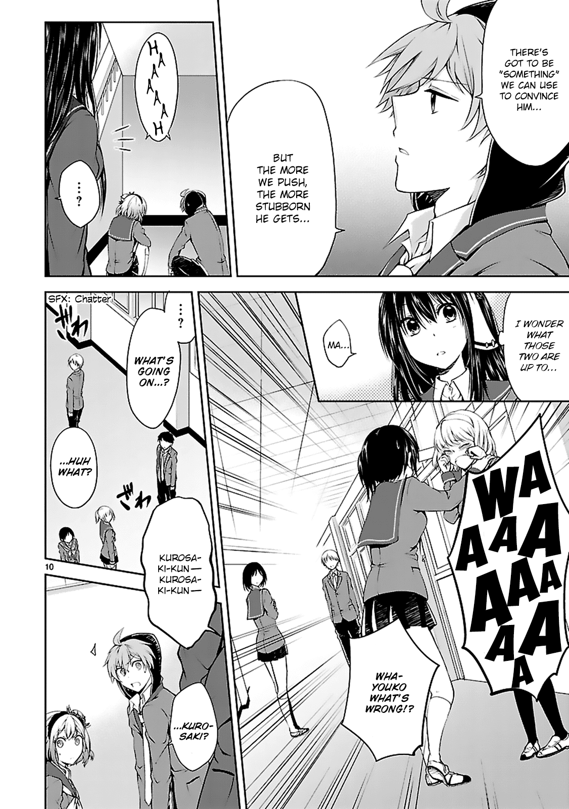 Hensokukei Quadrangle Chapter 7 page 12 - Chapter 7: The Rabbits' Dillema