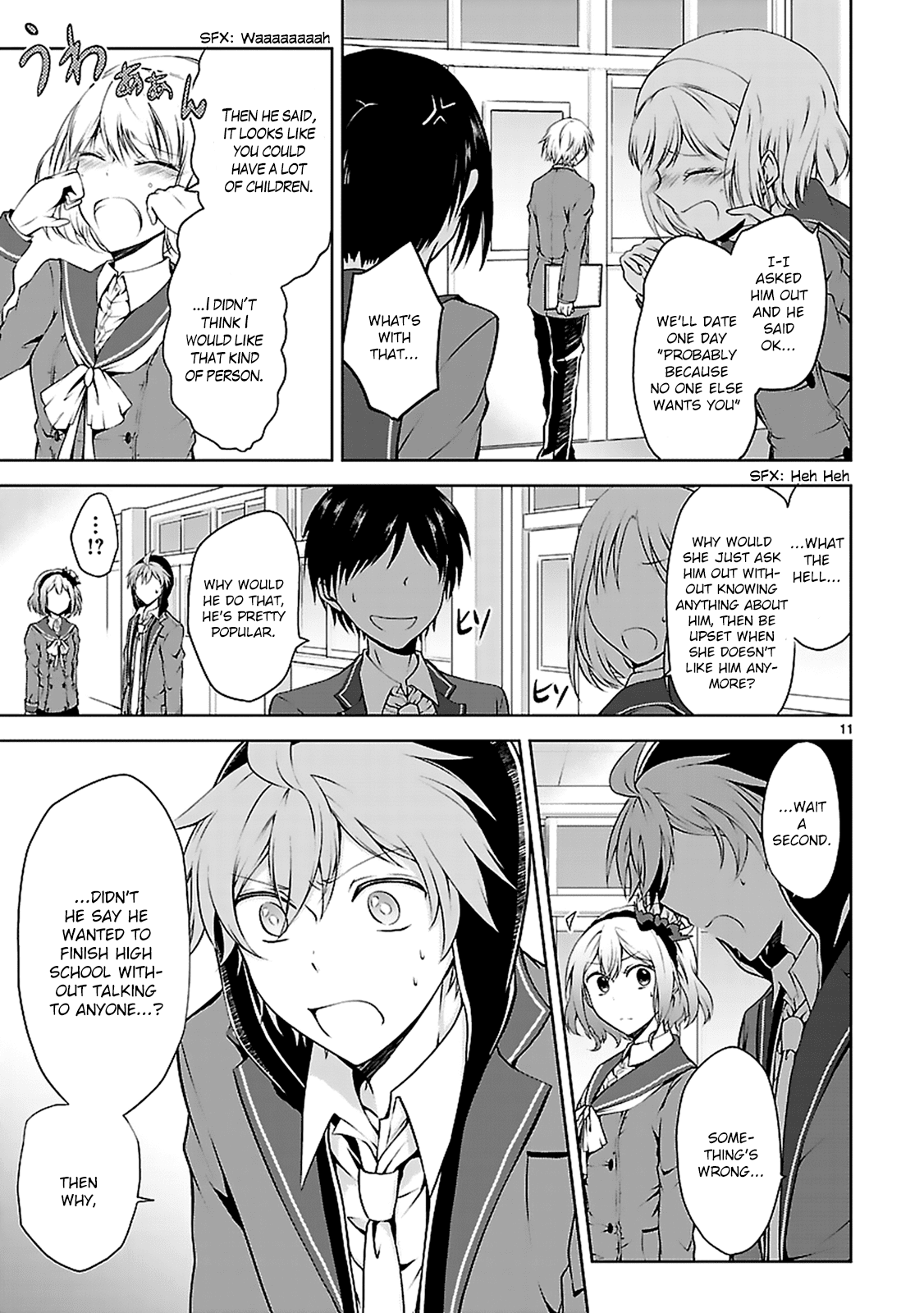 Hensokukei Quadrangle Chapter 7 page 13 - Chapter 7: The Rabbits' Dillema