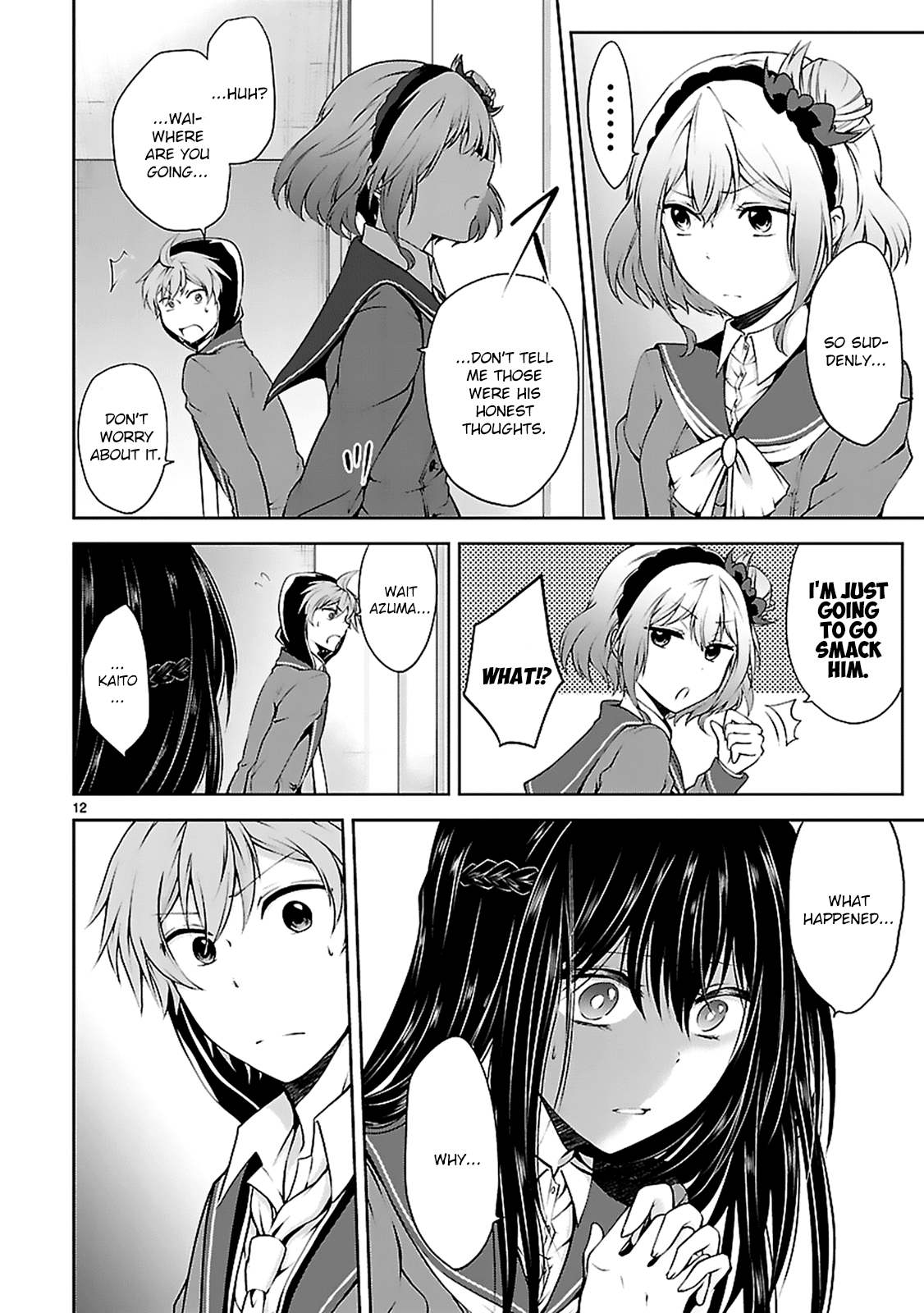 Hensokukei Quadrangle Chapter 7 page 14 - Chapter 7: The Rabbits' Dillema