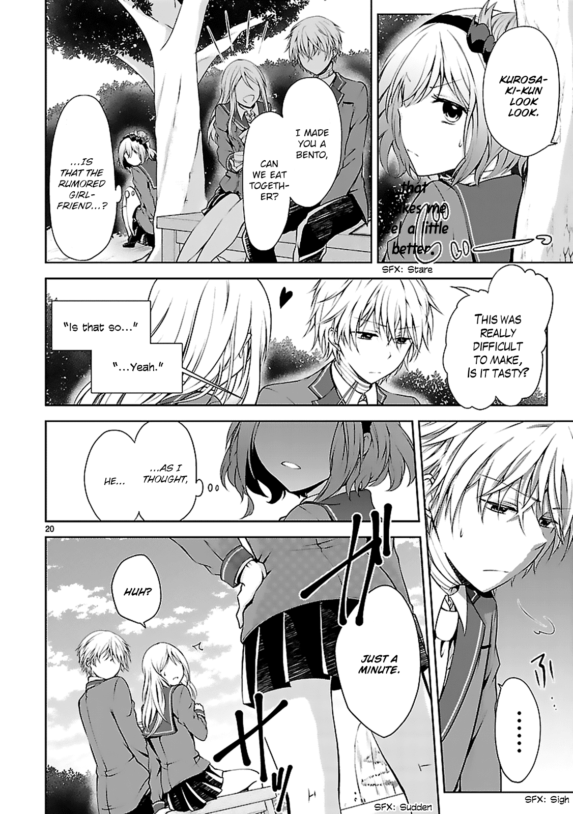 Hensokukei Quadrangle Chapter 7 page 22 - Chapter 7: The Rabbits' Dillema