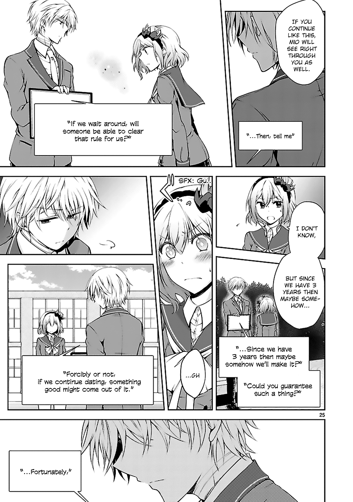 Hensokukei Quadrangle Chapter 7 page 27 - Chapter 7: The Rabbits' Dillema