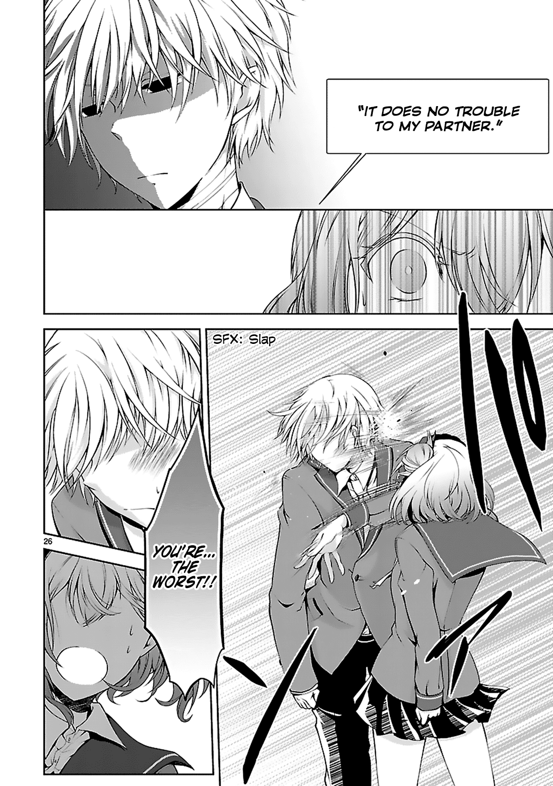 Hensokukei Quadrangle Chapter 7 page 28 - Chapter 7: The Rabbits' Dillema