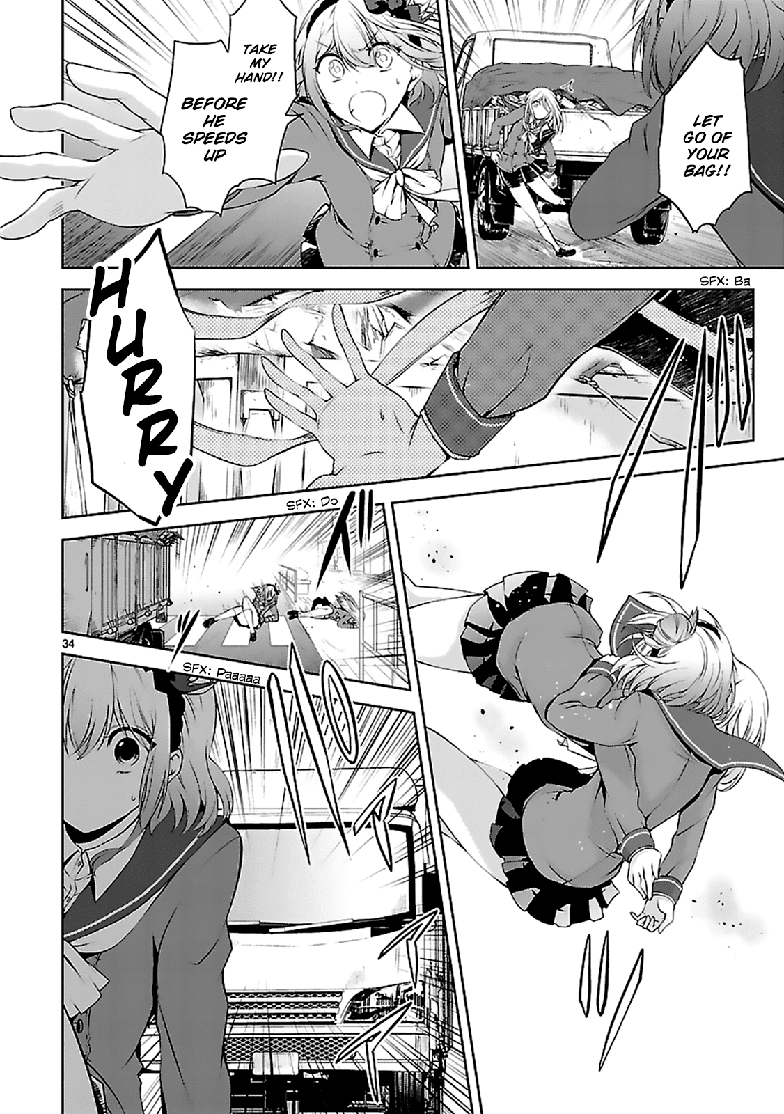 Hensokukei Quadrangle Chapter 7 page 36 - Chapter 7: The Rabbits' Dillema