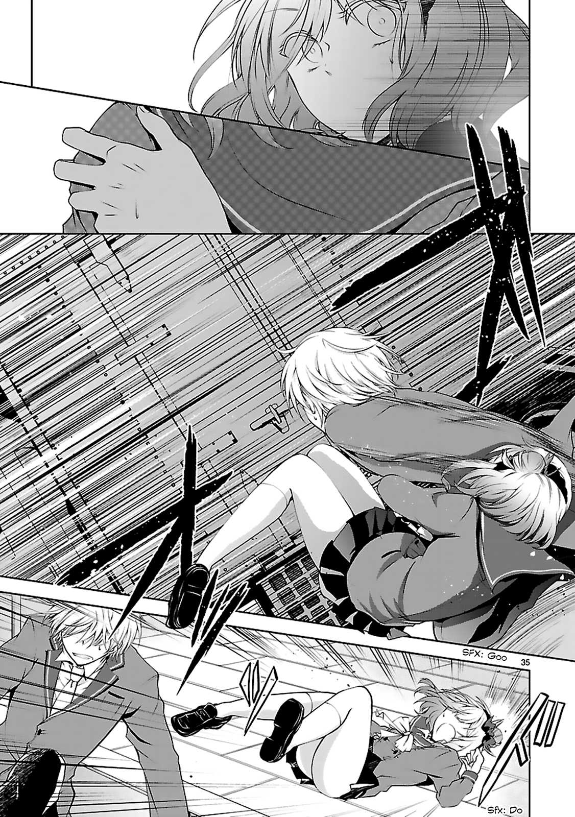 Hensokukei Quadrangle Chapter 7 page 37 - Chapter 7: The Rabbits' Dillema