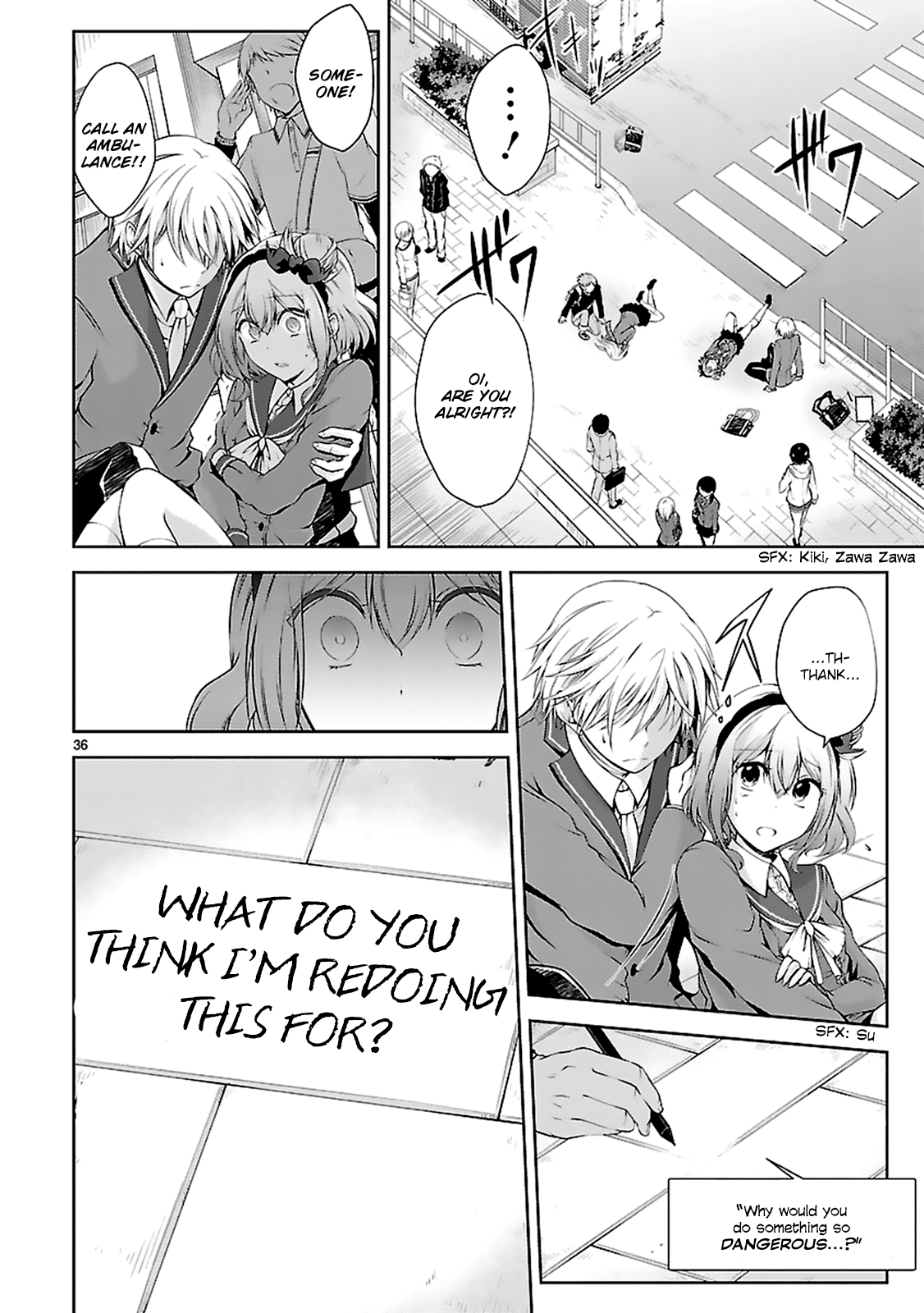 Hensokukei Quadrangle Chapter 7 page 38 - Chapter 7: The Rabbits' Dillema
