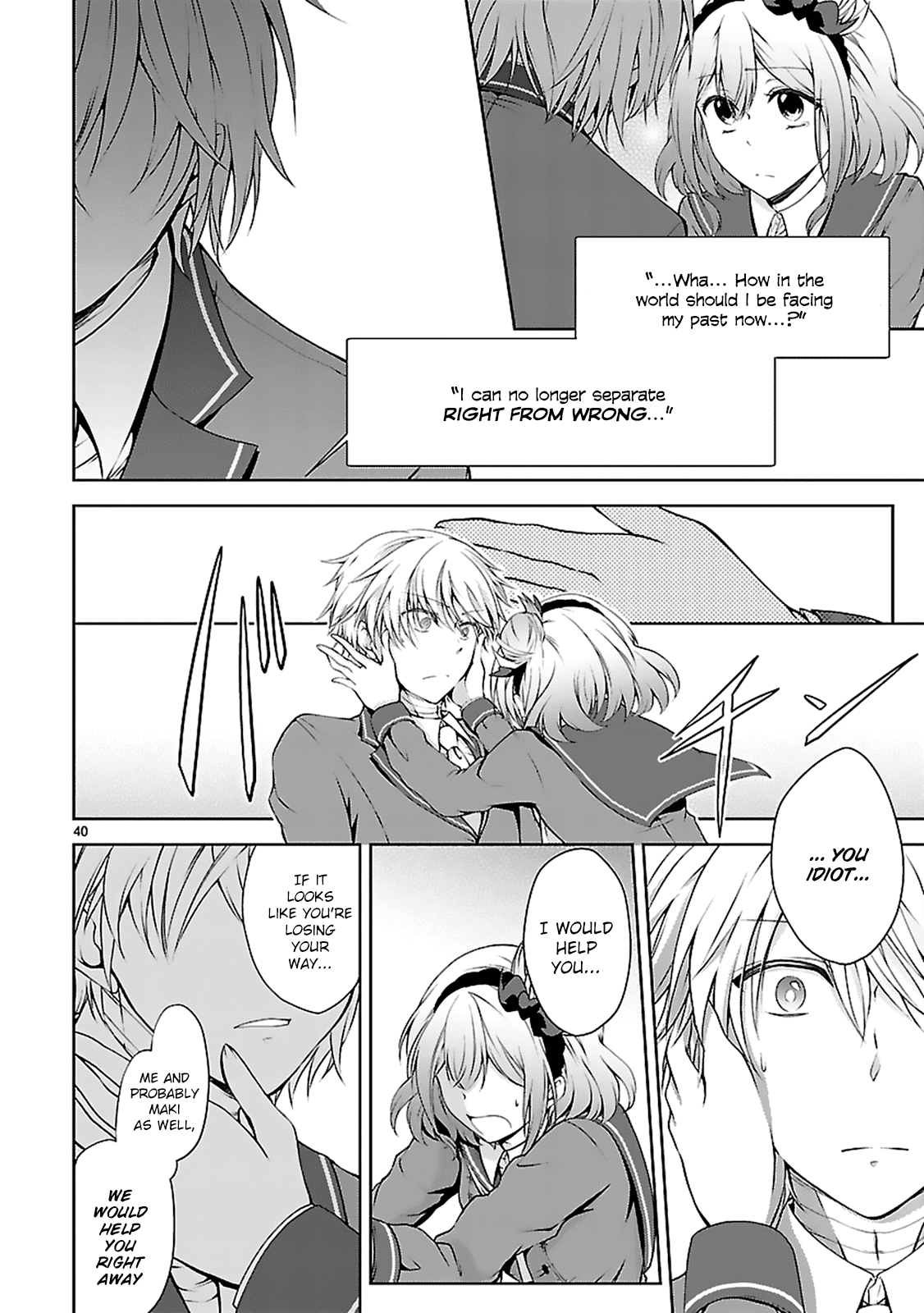 Hensokukei Quadrangle Chapter 7 page 42 - Chapter 7: The Rabbits' Dillema