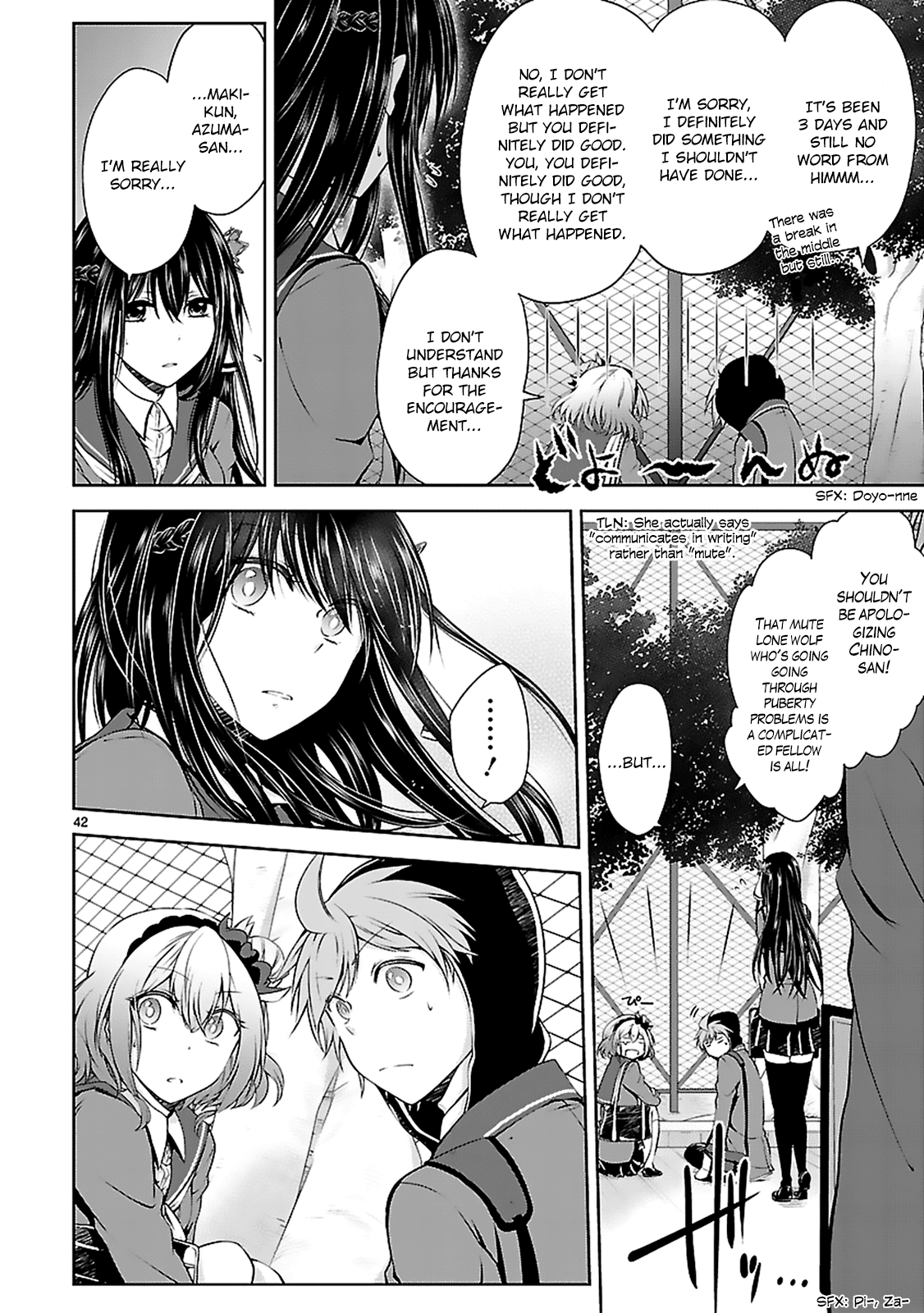 Hensokukei Quadrangle Chapter 7 page 44 - Chapter 7: The Rabbits' Dillema