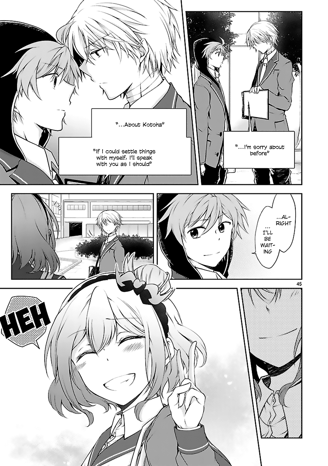 Hensokukei Quadrangle Chapter 7 page 47 - Chapter 7: The Rabbits' Dillema