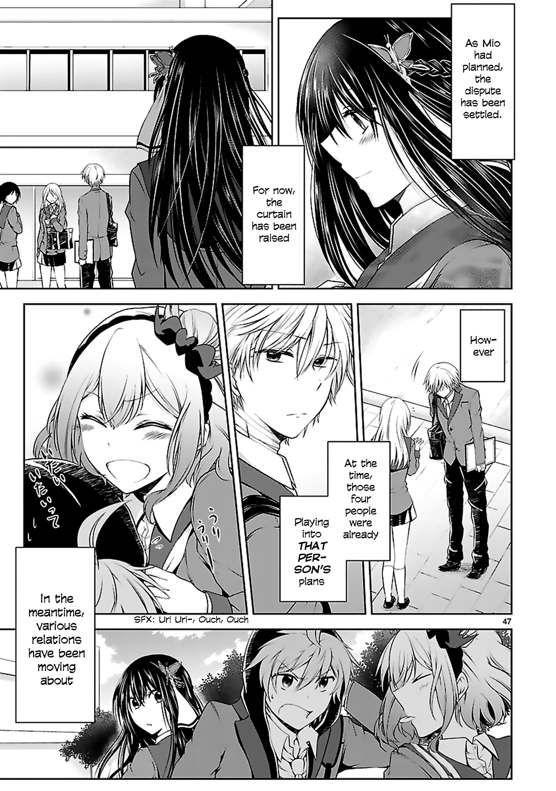 Hensokukei Quadrangle Chapter 7 page 49 - Chapter 7: The Rabbits' Dillema