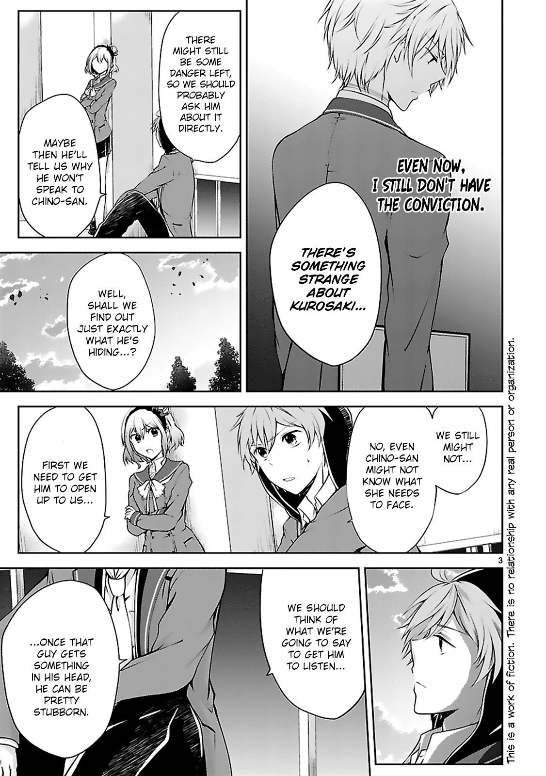 Hensokukei Quadrangle Chapter 7 page 5 - Chapter 7: The Rabbits' Dillema