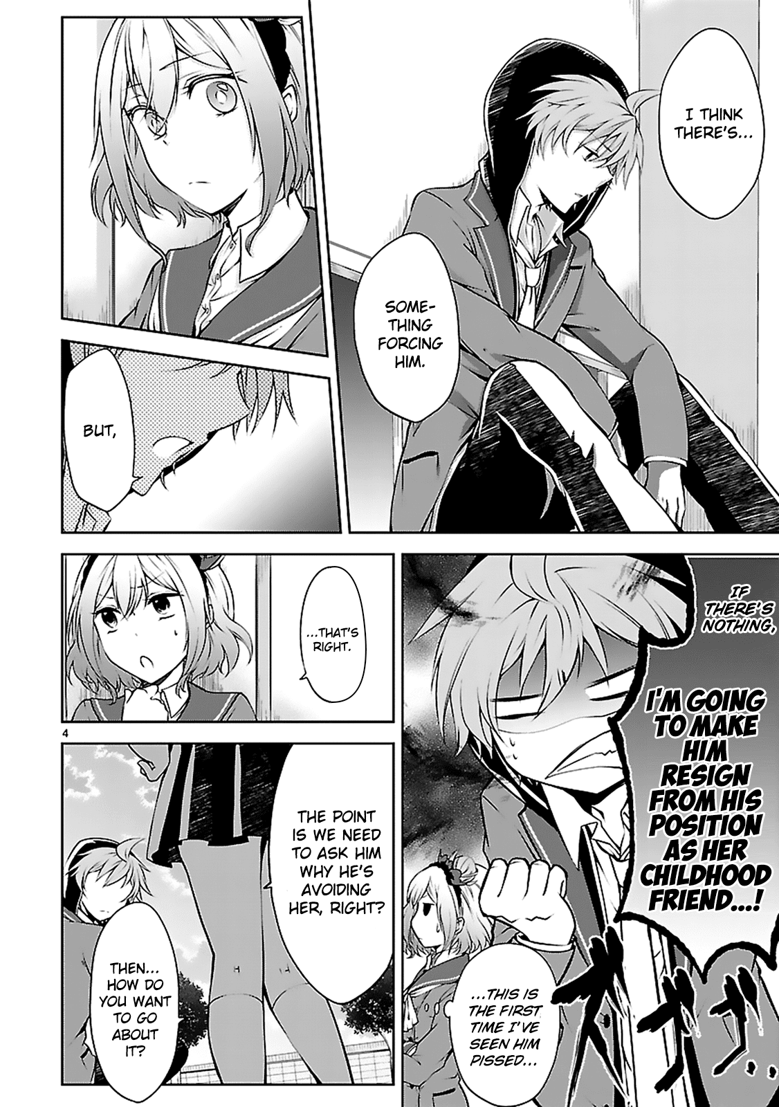 Hensokukei Quadrangle Chapter 7 page 6 - Chapter 7: The Rabbits' Dillema