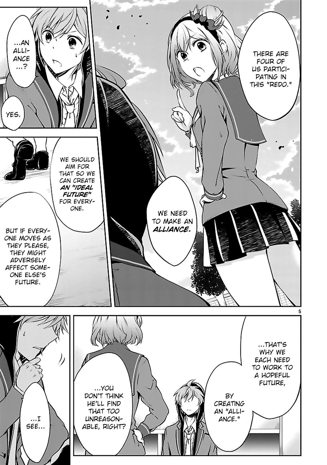 Hensokukei Quadrangle Chapter 7 page 7 - Chapter 7: The Rabbits' Dillema