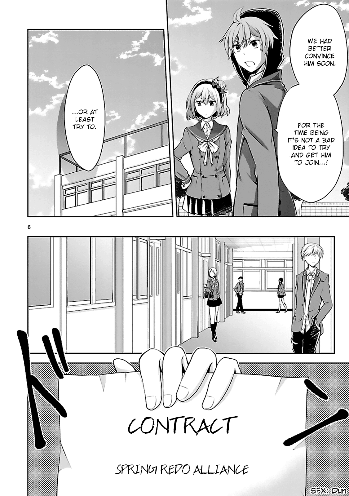 Hensokukei Quadrangle Chapter 7 page 8 - Chapter 7: The Rabbits' Dillema