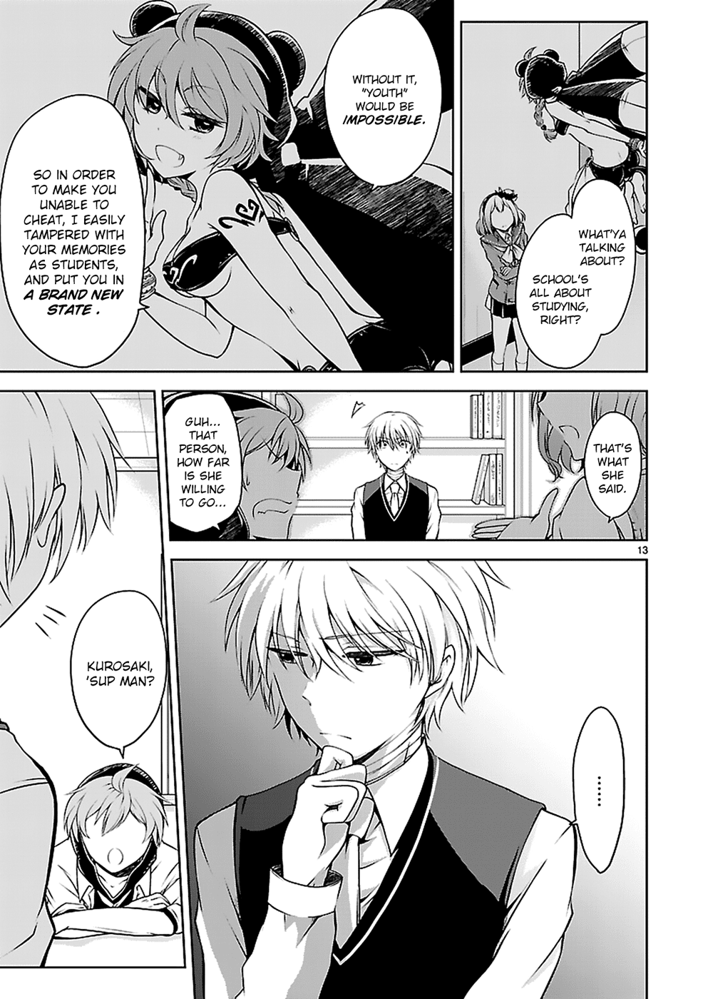 Hensokukei Quadrangle Chapter 8 page 14 - Chapter 8: Maki Eiji's Situation