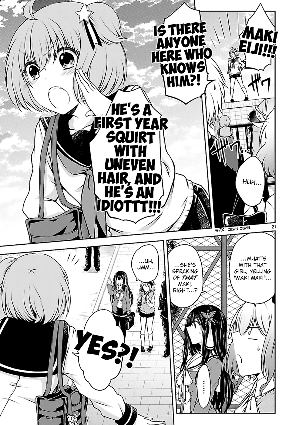 Hensokukei Quadrangle Chapter 8 page 22 - Chapter 8: Maki Eiji's Situation