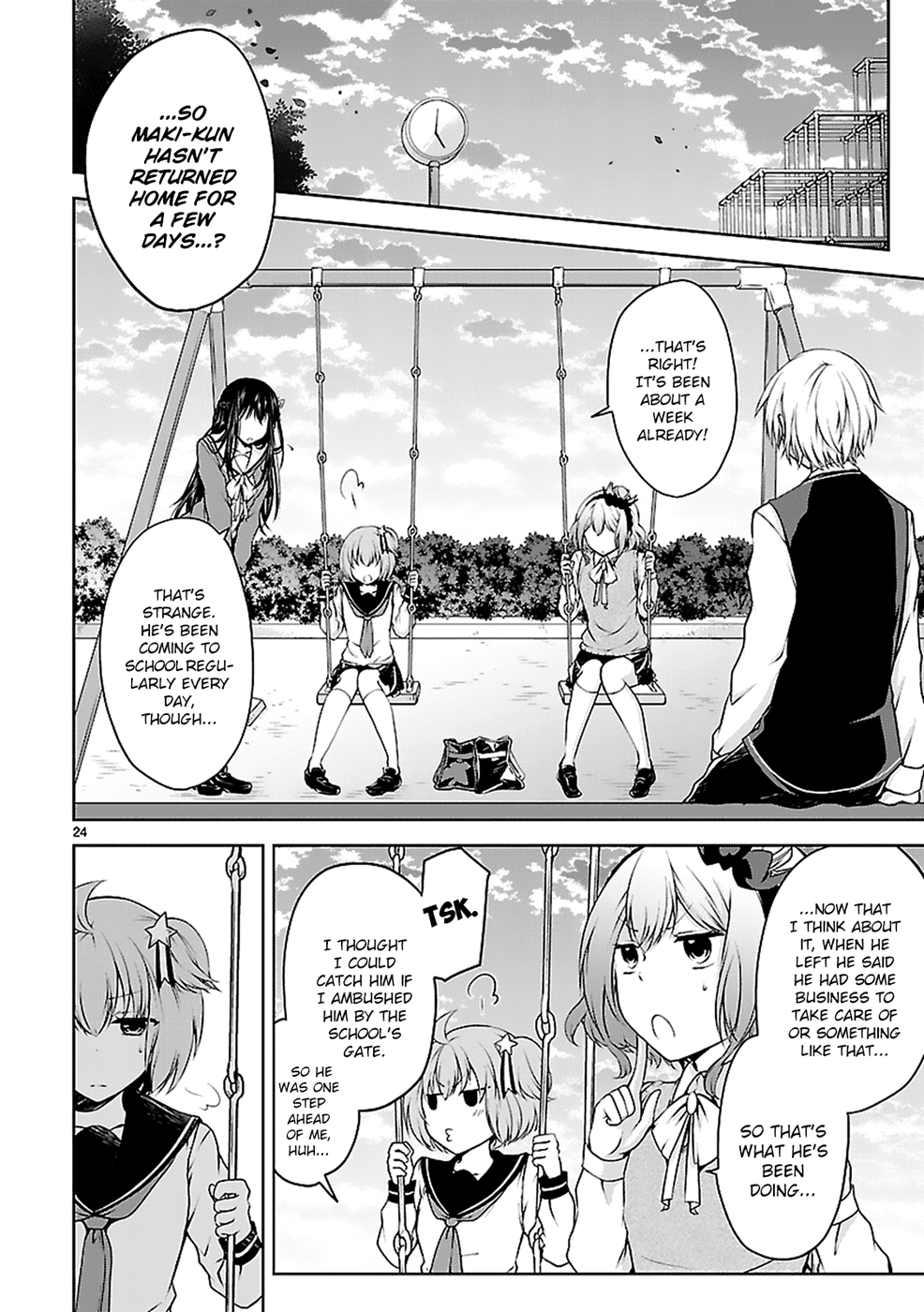 Hensokukei Quadrangle Chapter 8 page 25 - Chapter 8: Maki Eiji's Situation