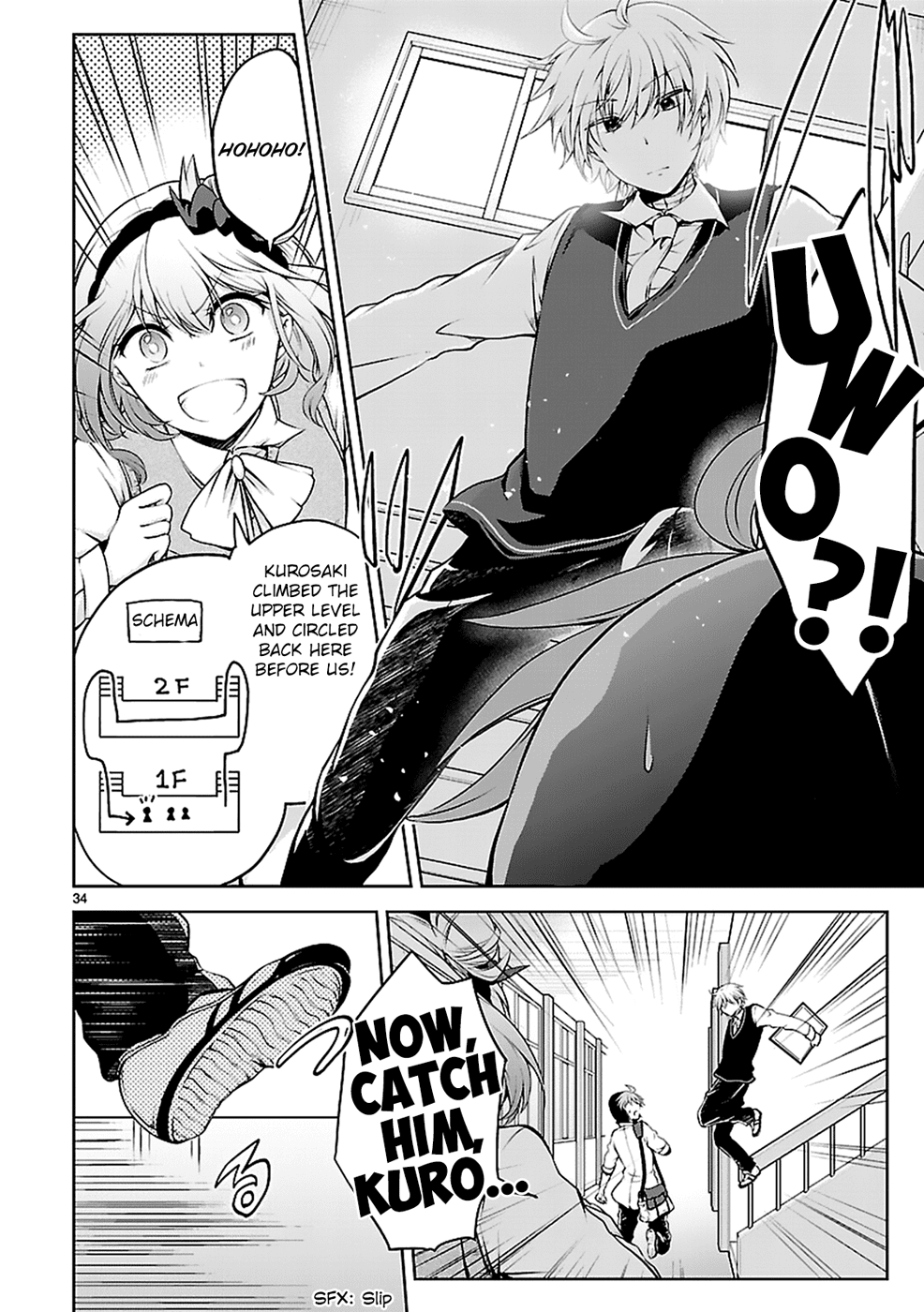 Hensokukei Quadrangle Chapter 8 page 35 - Chapter 8: Maki Eiji's Situation