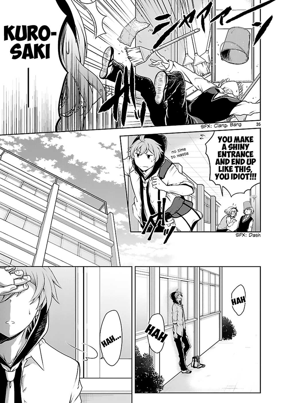 Hensokukei Quadrangle Chapter 8 page 36 - Chapter 8: Maki Eiji's Situation