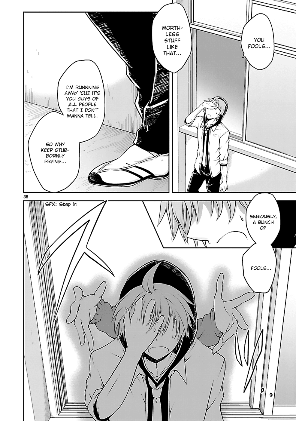 Hensokukei Quadrangle Chapter 8 page 37 - Chapter 8: Maki Eiji's Situation
