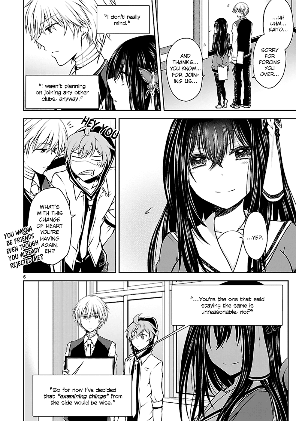 Hensokukei Quadrangle Chapter 8 page 7 - Chapter 8: Maki Eiji's Situation