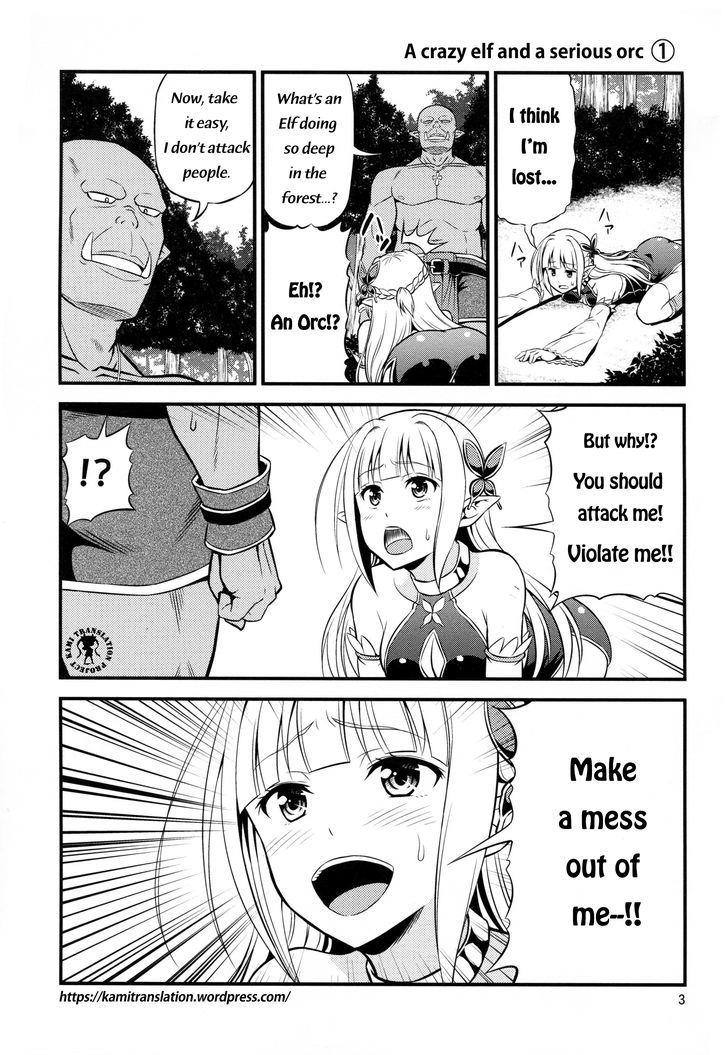 Hentai Elf to Majime Orc Chapter 1 page 2 - Chapter 1