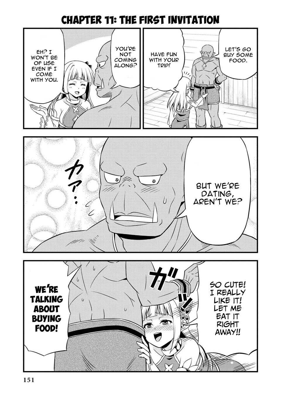 Hentai Elf to Majime Orc Chapter 11 page 2 - Chapter 11: The first Invitation [End]