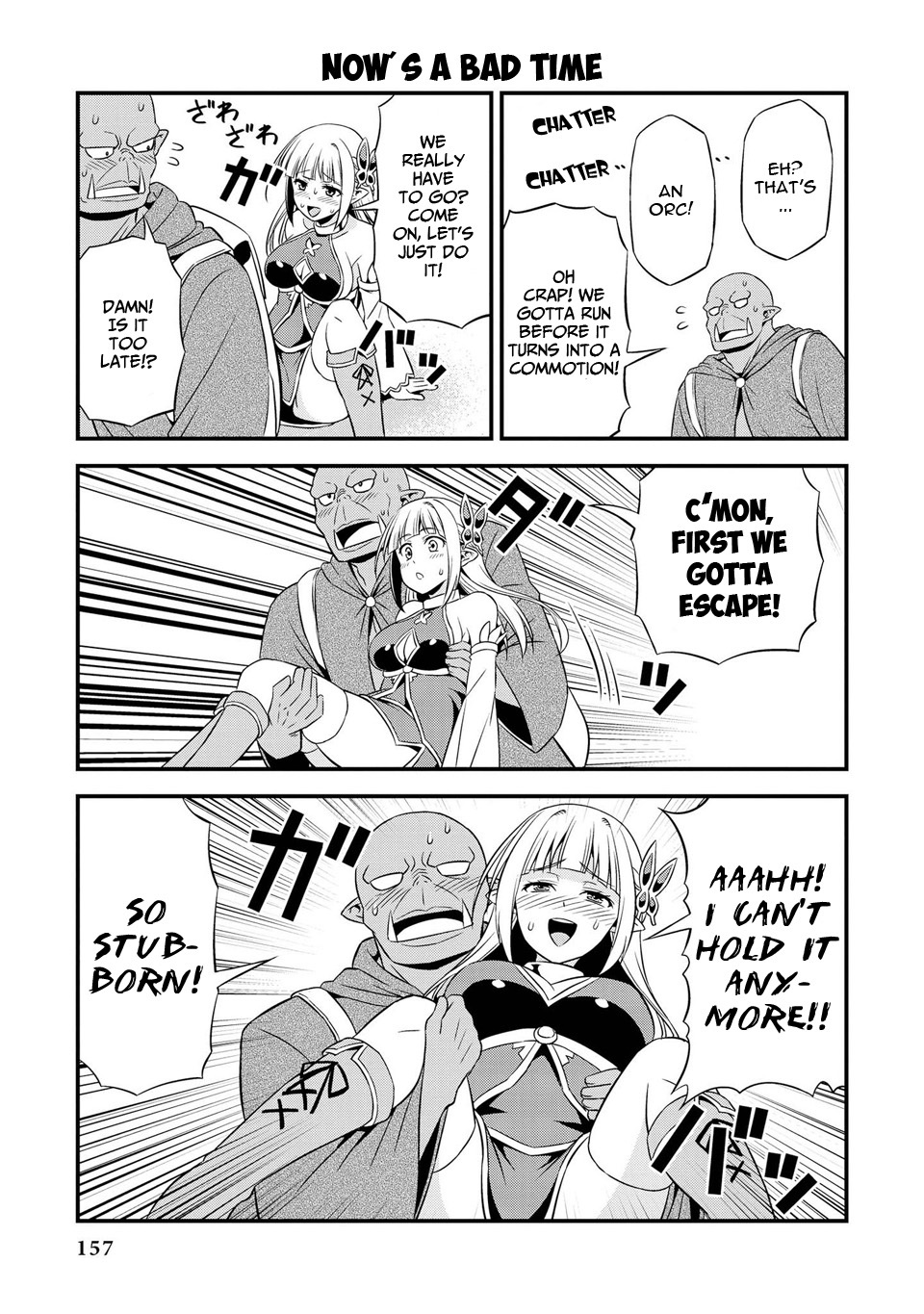 Hentai Elf to Majime Orc Chapter 11 page 8 - Chapter 11: The first Invitation [End]