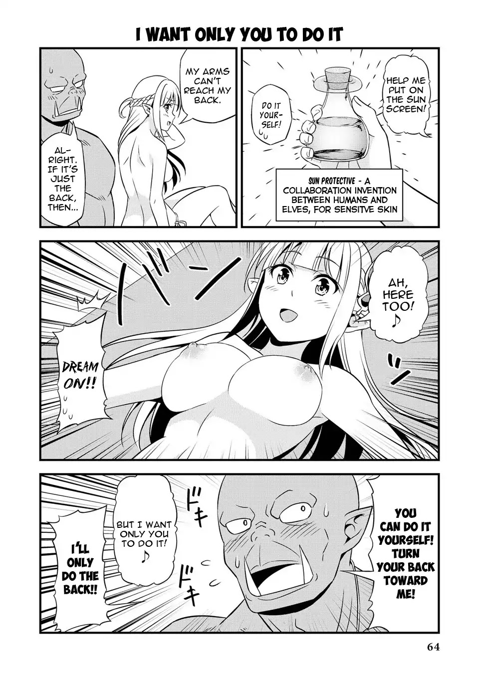Hentai Elf to Majime Orc Chapter 4.5 page 4 - Chapter 4.5: Elf & Orc's Sunbathing at the Beach