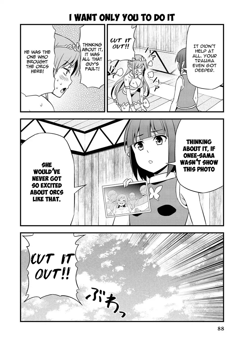 Hentai Elf to Majime Orc Chapter 5.5 page 9 - Chapter 5.5: The Battle to overcome to Orc Haunt