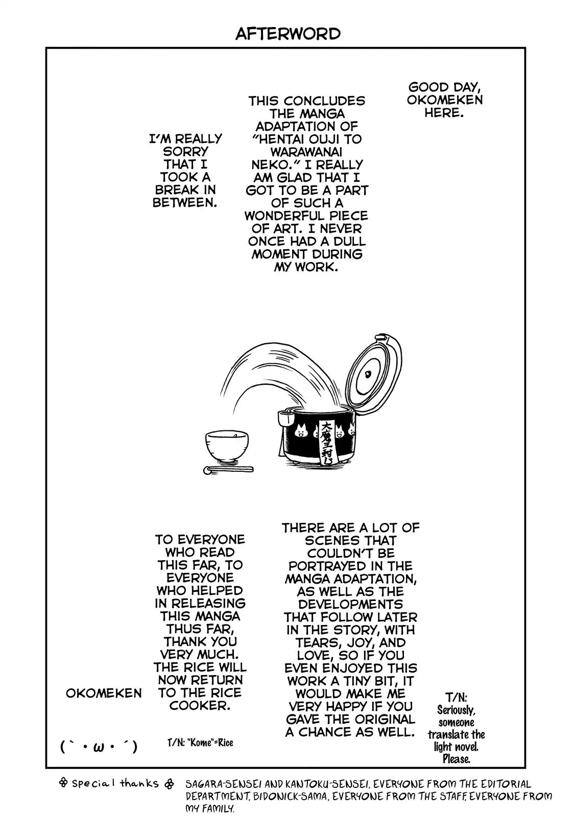 Hentai Ouji to Warawanai Neko Chapter 50 page 7 - Chapter 50: Epilogue [END]