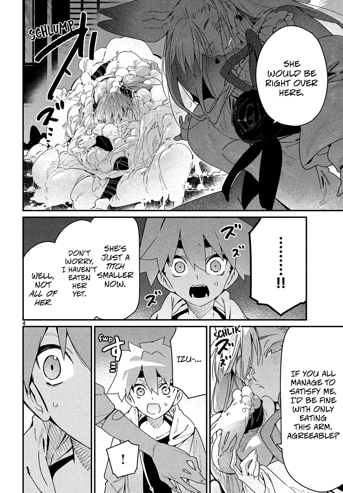 Her Appetite's Too Big for Me Alone Chapter 23 page 4 - Chapter 23: 「VS. Hakuja」