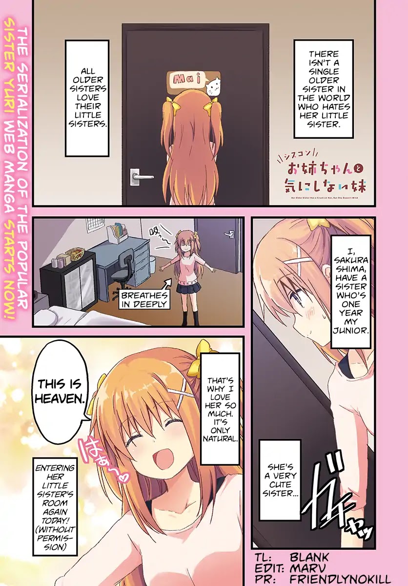 Her Elder Sister Has a Crush on Her, But She Doesn't Mind Chapter 1 page 2 - Chapter 1: Siscon Older Sister and Little Sister's Room