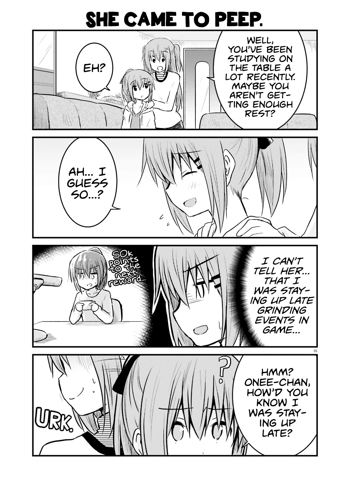 Her Elder Sister Has a Crush on Her, But She Doesn't Mind Chapter 10 page 5 - Chapter 10: Siscon Elder Sister and Massage