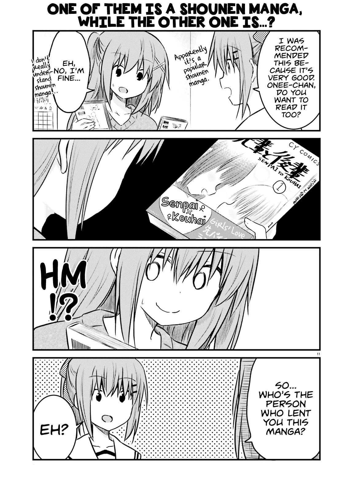 Her Elder Sister Has a Crush on Her, But She Doesn't Mind Chapter 11 page 11 - Chapter 11: Siscon Elder Sister and Mysterious Bag