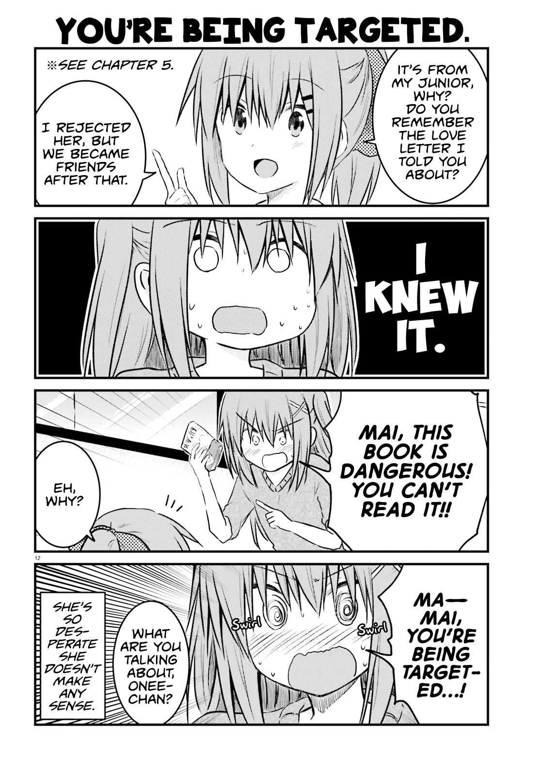 Her Elder Sister Has a Crush on Her, But She Doesn't Mind Chapter 11 page 12 - Chapter 11: Siscon Elder Sister and Mysterious Bag