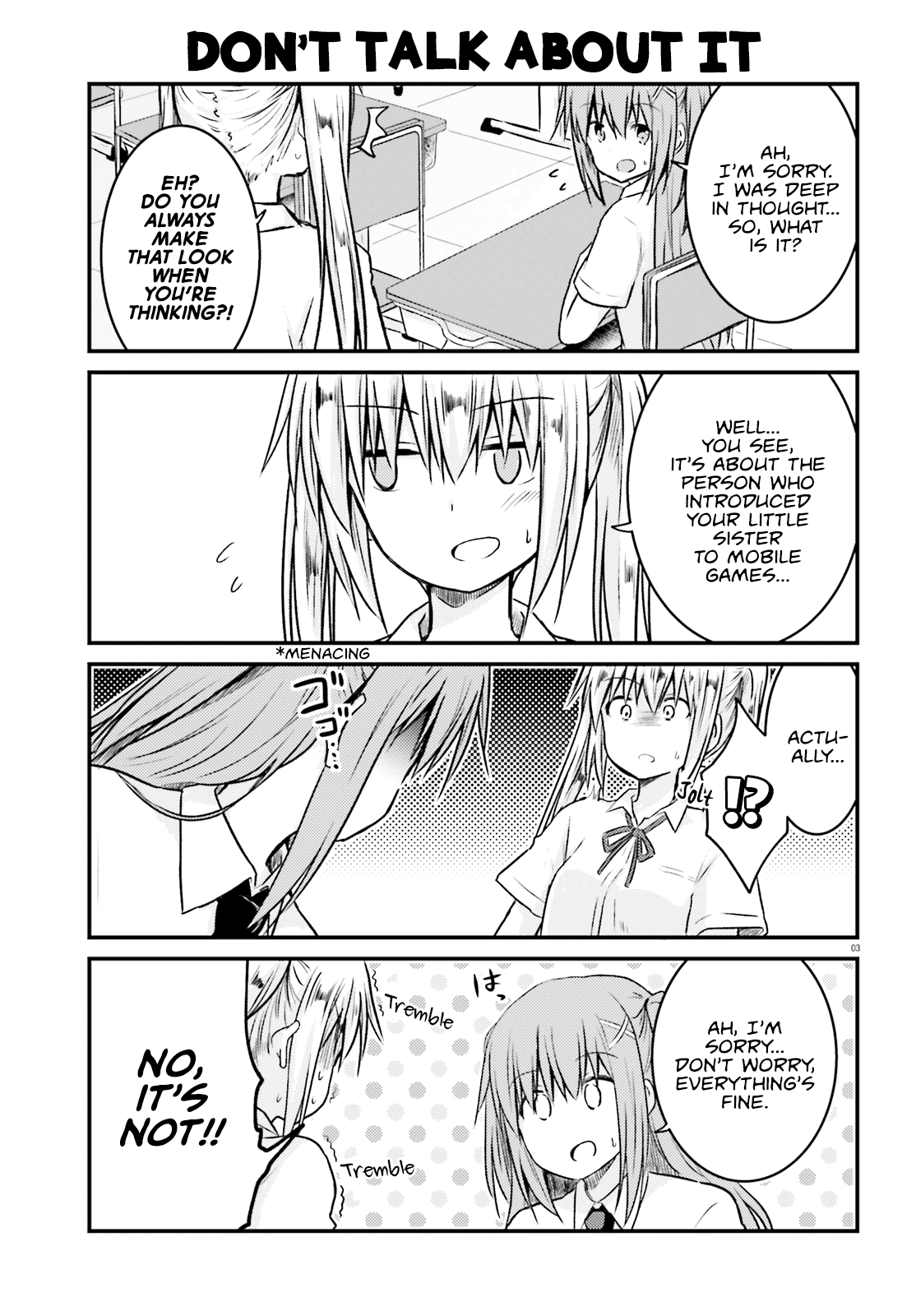 Her Elder Sister Has a Crush on Her, But She Doesn't Mind Chapter 12 page 3 - Chapter 12: Siscon Elder Sister and Little Sister's Junior