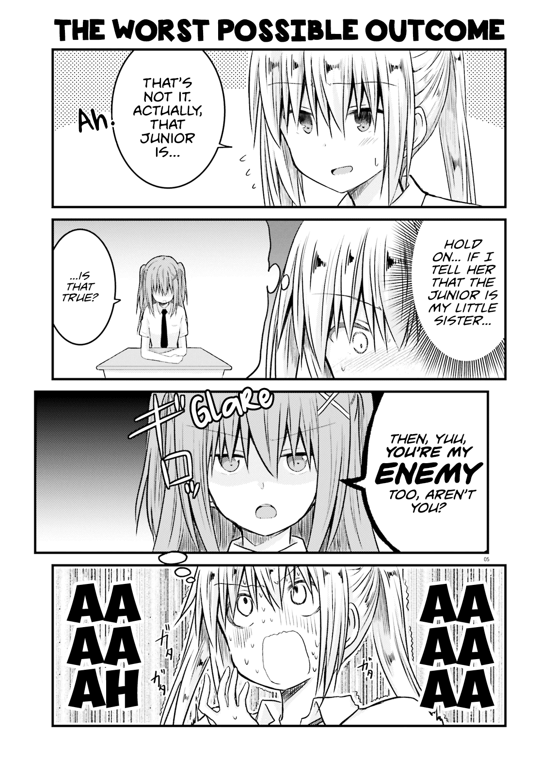 Her Elder Sister Has a Crush on Her, But She Doesn't Mind Chapter 12 page 5 - Chapter 12: Siscon Elder Sister and Little Sister's Junior