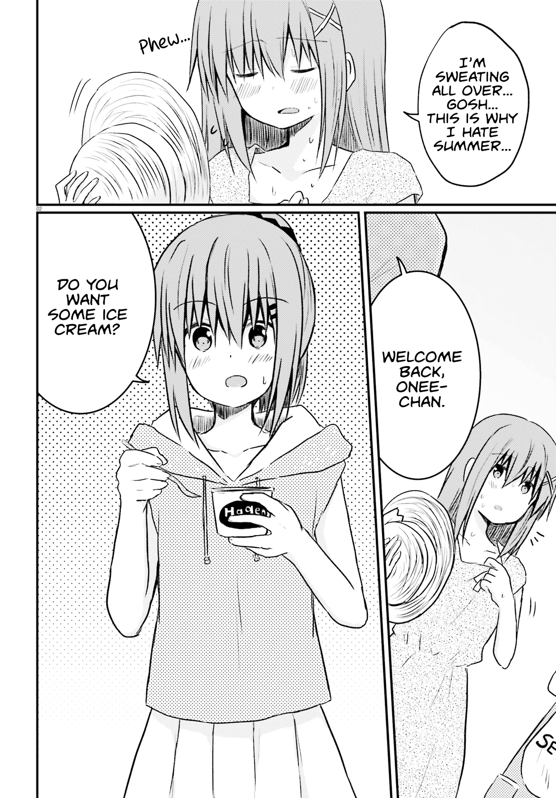Her Elder Sister Has a Crush on Her, But She Doesn't Mind Chapter 13 page 2 - Chapter 13: Siscon Elder Sister, Summer Heat, and Regrets