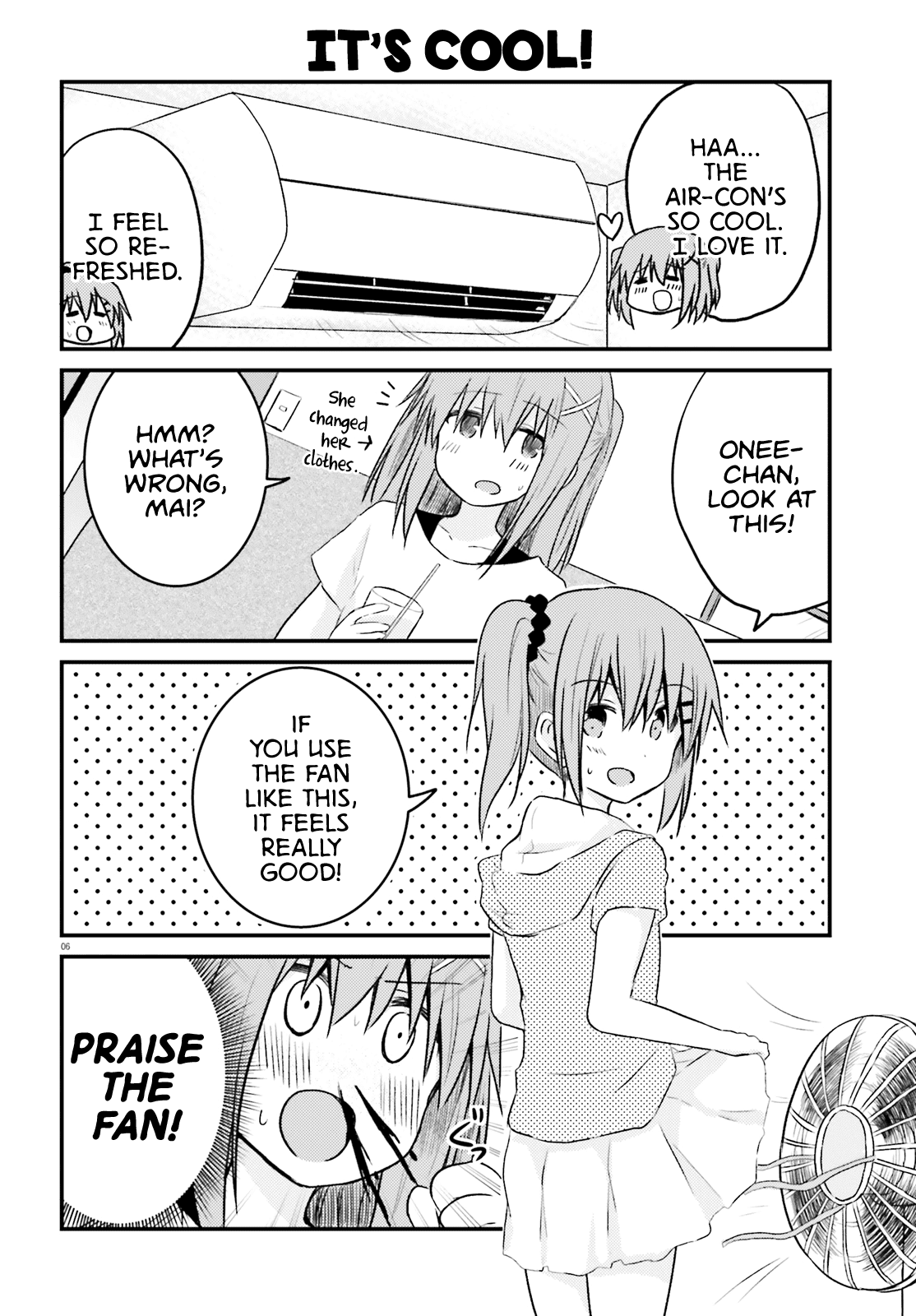 Her Elder Sister Has a Crush on Her, But She Doesn't Mind Chapter 13 page 6 - Chapter 13: Siscon Elder Sister, Summer Heat, and Regrets