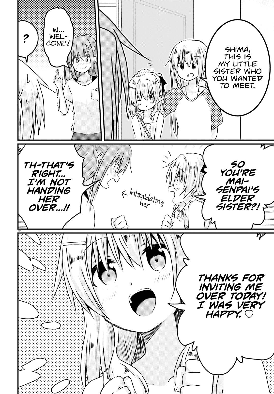 Her Elder Sister Has a Crush on Her, But She Doesn't Mind Chapter 14 page 2 - Chapter 14: Siscon Elder Sister and Little Sister's Junior Coming Over