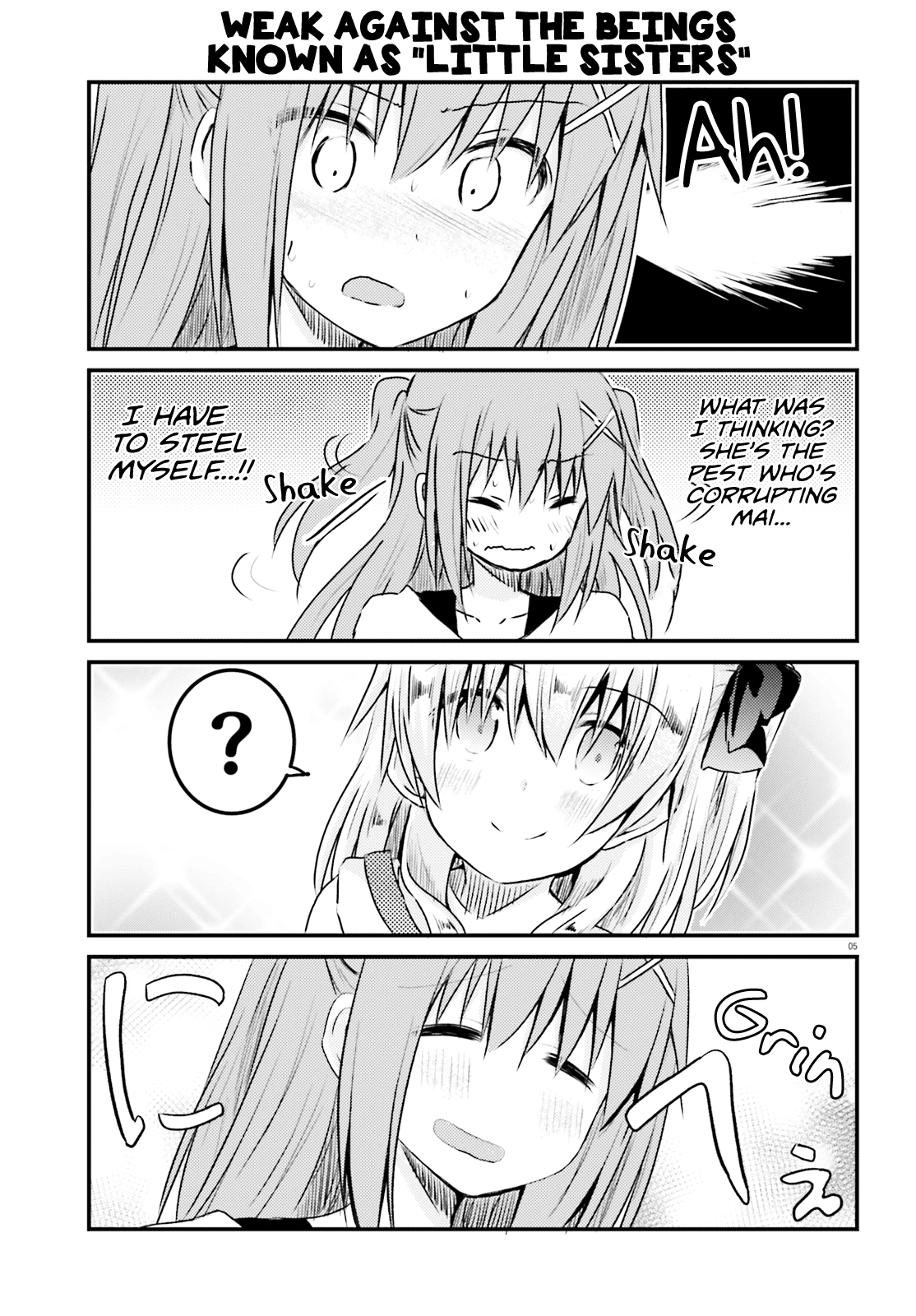 Her Elder Sister Has a Crush on Her, But She Doesn't Mind Chapter 14 page 5 - Chapter 14: Siscon Elder Sister and Little Sister's Junior Coming Over